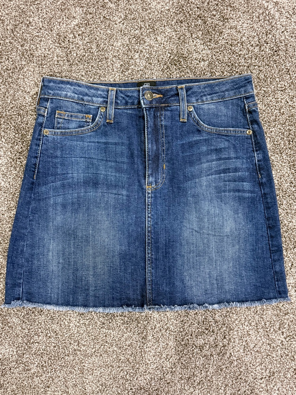 Classic Blue Denim Mini Skirt